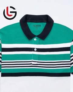 Los mejores hombres para Polo Hot High-End Top Seller Tallas grandes Cómodo 100% Tela de punto de algodón de alta calidad - Product Image 2