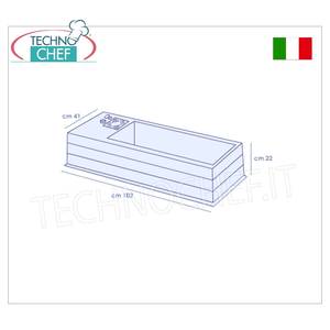 Vitrine réfrigérée commerciale ABS 1020x410 mm pour équipement de cuisine - Product Image 2