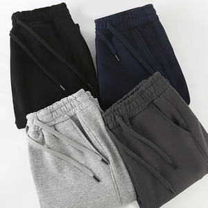 Pantalones Deportivos de Felpa Gruesa de 400 g/m² para Hombre, Pantalones de Chándal Cálidos de Algodón para Otoño e Invierno, Pantalones Deportivos Casuales Extra Grandes para Hombre - Product Image 1