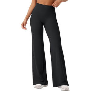 Mallas de gimnasio de talla grande de cintura alta, sólidas, ecológicas, de secado rápido, deportivas, ajustadas, sin costuras, cómodas, recién llegadas, pantalones para mujer - Product Image 1