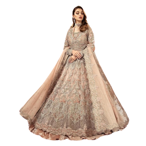 Logo personnalisé de haute qualité fantaisie broderie pakistanaise Boutique Style robe 2025 mariage et fête porter longue Maxi Style femmes robes - Product Image 3