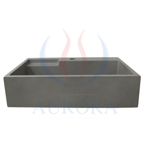 Fregadero de hormigón ecológico para el hogar y el jardín, muebles redondos de hormigón para el baño para exteriores del fabricante vietnamita - Product Image 5