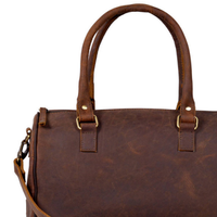 Sac de voyage de luxe en cuir véritable vintage de haute qualité, sac de sport décontracté, sac de week-end, sac de voyage d'affaires, sac de gym, grande capacité, fait main