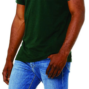 T-shirt d'été Top Selling Cotton Men Solid Color Design V-neck T-shirt Casual Classic T-shirt pour hommes - Product Image 2