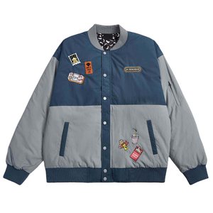 Streetwear Style Men's Hip-Hop Attractive Color Custom Logo Patches Bomber <b>jacket</b> for men - Product Image 3