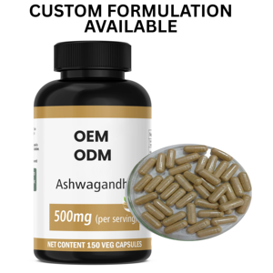 Custom OEM ODM Organic Ashwagandha <b>Capsules</b> Ashwagandha <b>Capsules</b> <b>Pills</b> Organic Ashwagandha <b>Capsules</b> Extract - Product Image 2
