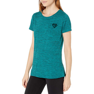 Camiseta de Manga Corta para Mujer de Algodón de Alta Calidad, Ecológica, Antiarrugas, de Secado Rápido, Transpirable, con Diseño Personalizable, para Verano - Product Image 1