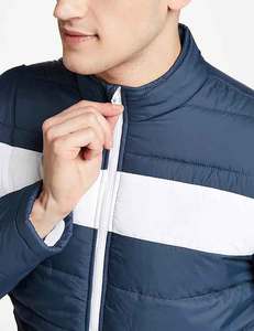 Conception de logo personnalisé OEM Vestes bouffantes pour hommes Vêtements de plein air avec col Vestes de manteau bouffant pour hommes - Product Image 4