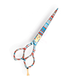 Ciseaux de coiffure professionnels en acier inoxydable or réglable cisailles de coupe de cheveux enduites de papier de haute qualité pour une utilisation en salon - Product Image 2