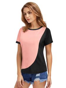 Lo último en tops de punto de color melocotón de moda india exclusiva, ropa cómoda para regular tops cortos de boutique de estilo formal - Product Image 2