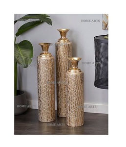 Admirable Design Aluminium Flower <b>Vase</b> <b>Set</b> Of 4 Different Size Flower <b>Vases</b> At Reasonable Pricing Flower <b>Vase</b> - Product Image 5