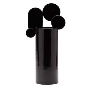 Lujoso y elegante florero de metal de hierro con exquisitos detalles en relieve a mano, ideal para la decoración moderna y clásica del hogar - Product Image 5