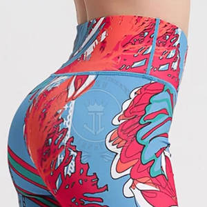 Legging pour femme de haute qualité, nouveau design, pantalon uni, taille haute, séchage rapide, respirant, évacuant la transpiration, léger, legging de yoga - Product Image 5