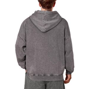Nuevo Diseño, Sudaderas Más Vendidas para Hombre, Lavado Ácido, 100% Algodón Básico Mezclado, MOQ Bajo, Sudaderas Transpirables al por Mayor para Hombre - Product Image 2