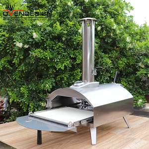 Buen Precio <span class=keywords><strong>de</strong></span> acero inoxidable 13 pulgadas Mini <span class=keywords><strong>Pizza</strong></span> Maker horno al aire libre <span class=keywords><strong>de</strong></span> <span class=keywords><strong>leña</strong></span> para pistas con rectángulo <span class=keywords><strong>Pizza</strong></span> horno <span class=keywords><strong>Pan</strong></span> - Product Image 1