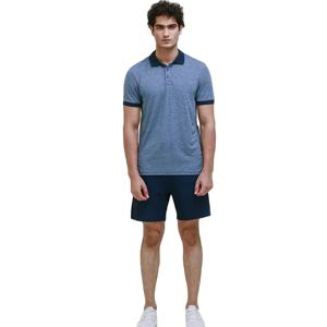 Golf de manga corta para hombre de alta calidad para Polo, ropa de trabajo de Algodón 100% con logotipo personalizado, tela de lona con estampado sólido - Product Image 2