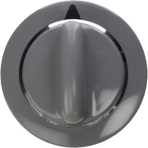 Perilla de temporizador para secadora GE con anillo metálico y carcasa de plástico - Product Image 1