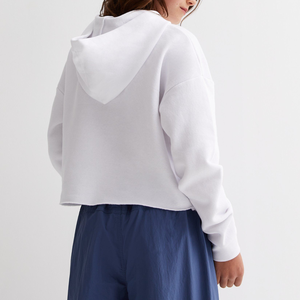 Sudadera con capucha de felpa francesa de talla grande para mujer, ropa de calle, jerséis de gimnasio para mujer, chaqueta con capucha de invierno para - Product Image 4