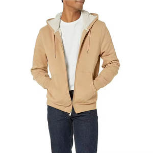 Sudaderas con Capucha de Forro Polar para Hombre, de Alta Calidad, con Cierre Completo, Logotipo Personalizado, Diseño Casual Sólido, 100% Algodón, Transpirables y de Secado Rápido - Product Image 1