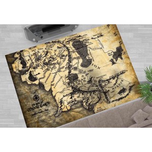 Tapis à motifs géométriques : Tapis de cuisine moderne, adapté aux animaux domestiques, tapis cadeau, tapis à poils doux - Product Image 2