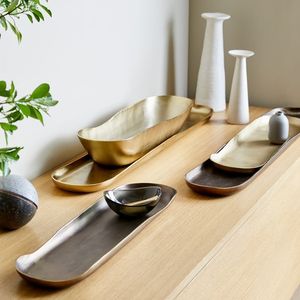 Bandeja de Metal travertino de regalo de calidad superior, decoración de boda, bandeja Natural, bandeja única de Metal para gafas - Product Image 6