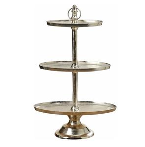 Soporte de aluminio para pastel, accesorio para fiesta de cumpleaños y boda, venta al por mayor - Product Image 4