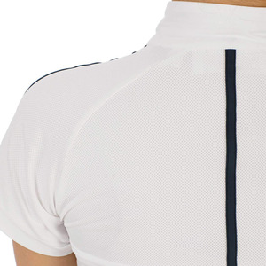 Ropa de equitación Mujer al aire libre Manga corta Cremallera Capa base Ropa ecuestre Camisa de espectáculo de equitación de encaje - Product Image 6