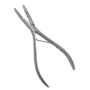 Pinzas para Extensiones de Cabello de Queratina de Acero Inoxidable IMANS ENTERPRISES con Punta Cuadrada de 3 mm/5 mm para Uso Comercial, Modelo 1 Hecho en Pakistán - Product Image 1