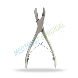 Pinzas de Corte de Hueso Liston, Rongeur de Doble Resorte, Instrumento Quirúrgico Ortopédico de Acero Inoxidable de Medtrust Surgical - Product Image 2