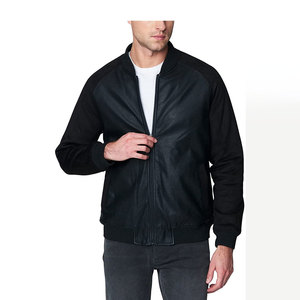 Veste de sport décontractée pour homme, 100% coton, col montant, logo sur le devant, mode d'hiver - Product Image 4