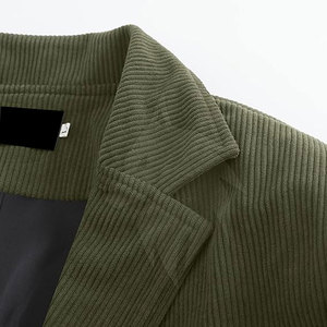 Customized Logo Corduroy <b>Jacket</b> for <b>Men</b> Fashion Wear With <b>Down</b> <b>Fill</b> Winter Outdoor Wear Low MOQ - Product Image 5