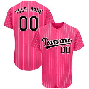 Camiseta de béisbol transpirable Unisex hecha a medida, ropa deportiva lisa con impresión por sublimación para softball, incluido el logotipo personalizado - Product Image 1