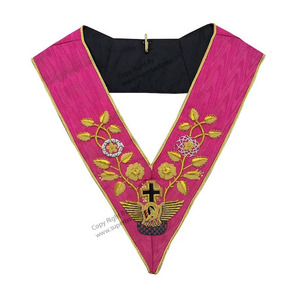 Col de robe complète avec tresse argentée Collier Regalia de meilleure qualité pour uniformes vestimentaires - Product Image 4