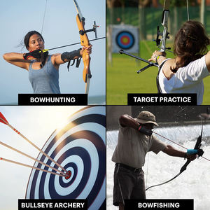 Gants de tir à l'arc pour hommes de qualité supérieure, très résistants, durables, antidérapants et protecteurs pour les sports de plein air - Product Image 2