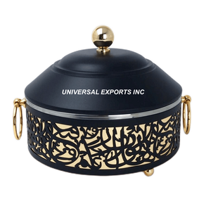 Réchaud alimentaire en bois fini sur mesure, qualité supérieure, fait main, style classique, design élégant, casserole en métal - Product Image 2