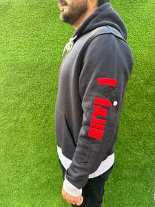 Sweat-shirts à capuche en molleton épais brodés, vente en gros, hiver, logo personnalisé, 2024, séchage rapide, respirant, fabricants, hommes - Product Image 3