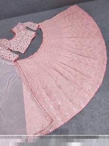 Lehenga choli-tela con estampado Digital para mujeres, tela de alta calidad con diseño de telas de la India - Product Image 4