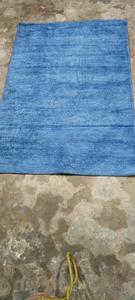 Alfombra de lana moderna hecha a mano, tapiz geométrico tejido a mano de estilo bohemio, corredor de pieza llamativa colorida para el hogar, altura de pila de felpa - Product Image 3