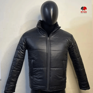 Chaqueta Acolchada Informal para Hombre, Marca Ryan Pro Gear, con Logotipo Personalizado, Sólida, Impermeable, con Cierre de Cremallera y Capucha - Product Image 5