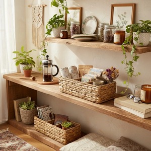 Boîte de rangement en jacinthe d'eau tissée, boîte de rangement artisanale, écologique, naturelle, décoration intérieure et extérieure, vente en gros du Vietnam - Product Image 3