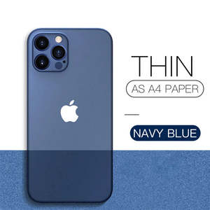 Funda para iPhone 13 Pro Max, Ultrafina, TPU, Antihuellas, Acabado Mate, Color Puro, Sin Soporte, Venta al por Menor - Product Image 1