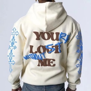 Fleece en coton lourd de qualité supérieure 450 GSM pour sweat-shirt d'hiver, coupe ample, logo personnalisé, pull unisexe - Product Image 3