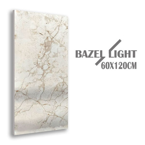 Azulejos de porcelana con aspecto de piedra de mármol de lujo, luz de bisel, 600x1200mm, diseño moderno, sala de estar, baño, apartamento, pared Interior, suelo - Product Image 2