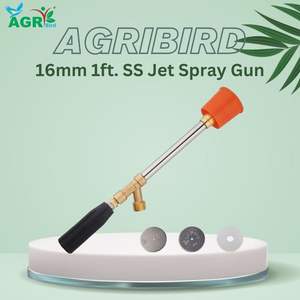 Pistolet à eau à jet de 16 mm 1 pied, pulvérisateur d'eau agricole haute pression, corps en acier inoxydable durable - Product Image 2