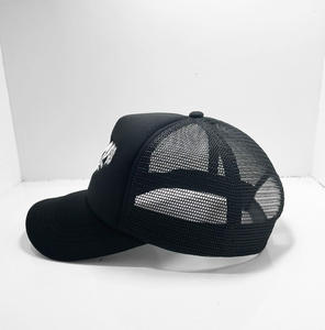 Vente en gros de chapeaux de camionneur en mousse de haute qualité OEM Casquettes de sport à bord incurvé 5 panneaux pour homme Fabrication Logo personnalisé Broderie Gorras - Product Image 2