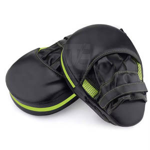 แผ่นโฟกัสป้องกันมือสำหรับชกมวย รูปทรงโค้ง วัสดุหนัง คุณภาพดีที่สุด ลดราคาพิเศษ ขนาดและสีตามสั่ง - Product Image 4