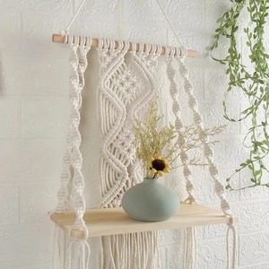 Macramé Tenture murale Art Statement fait à la main Boho Accent décoratif pour salon chambre bureau et intérieurs modernes - Product Image 2