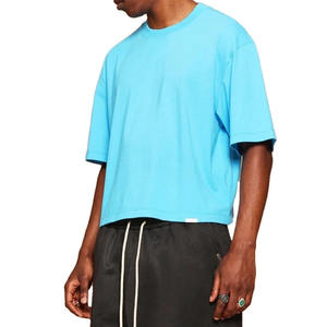 Camisetas de Alta Calidad para Hombre, de Lujo, con Logotipo Personalizado, 100% Algodón Peinado, Anti-Pilling, Cuello Redondo, Corte Recto, Ajuste Holgado - Product Image 1