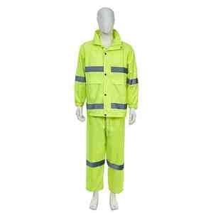 Traje de Trabajo de Seguridad de Poliéster Impermeable, Reflectante y Antibacteriano para Trabajadores de Mantenimiento al Aire Libre, Unisex, Precio de Fábrica - Product Image 2