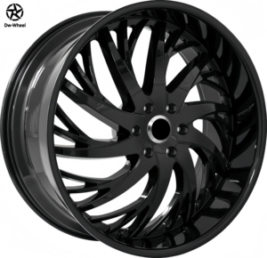 Jantes en alliage forgées chromées DW Luxury Custom 2 pièces à lèvre large 24 26 pouces, style rétro, 5x114.3 5x120 6x139.7 pour camion - Product Image 5